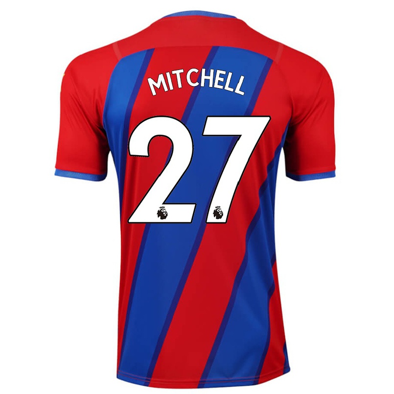 Herren Fußball Tyrick Mitchell #27 Königsblau Heimtrikot Trikot 2021/22 T-shirt