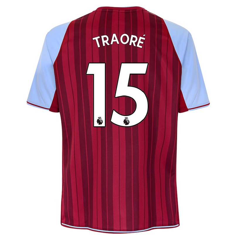 Herren Fußball Bertrand Traore #15 Kastanienbraun Heimtrikot Trikot 2021/22 T-shirt