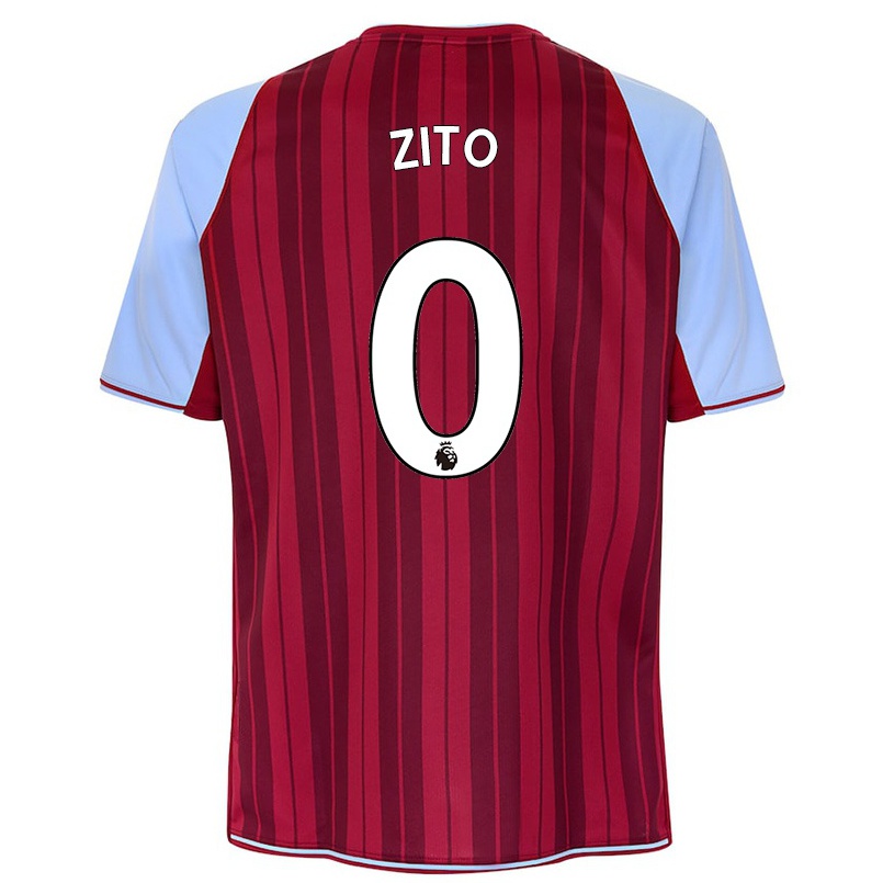 Herren Fußball Patrick Zito #0 Kastanienbraun Heimtrikot Trikot 2021/22 T-shirt
