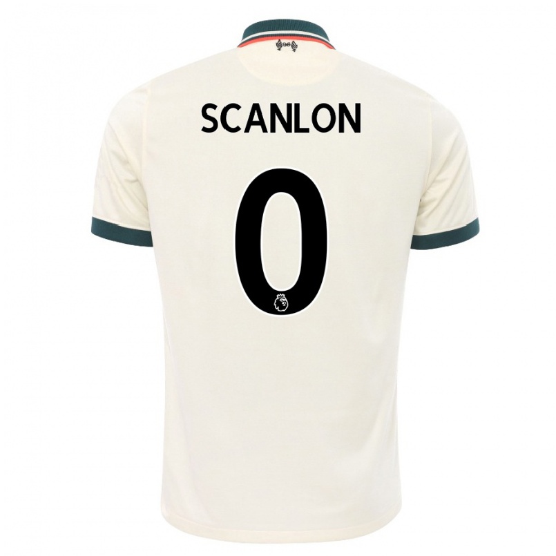 Herren Fußball Callum Scanlon #0 Beige Auswärtstrikot Trikot 2021/22 T-shirt