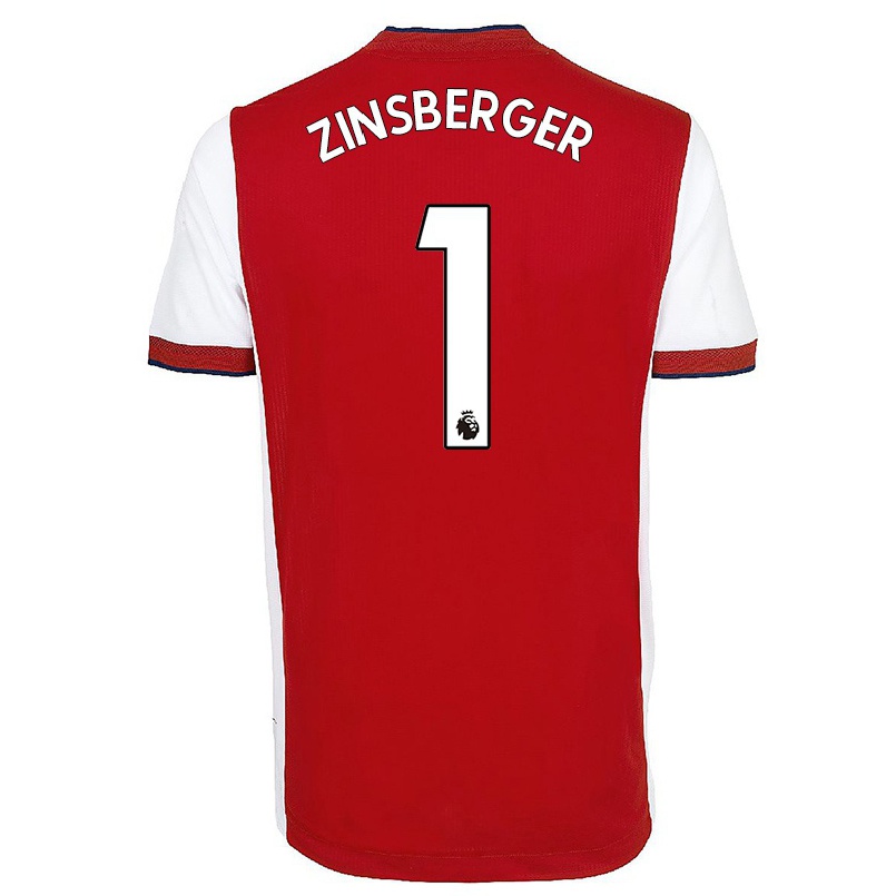 Herren Fußball Manuela Zinsberger #1 Gelb Auswärtstrikot Trikot 2021/22 T-shirt