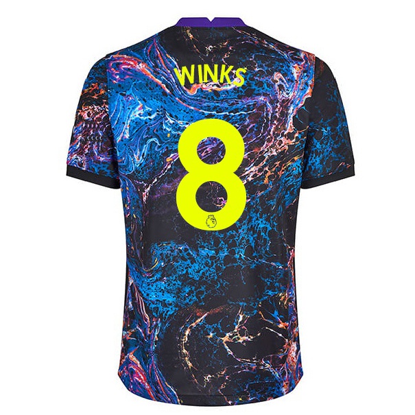 Herren Fußball Harry Winks #8 Mehrfarbig Auswärtstrikot Trikot 2021/22 T-shirt