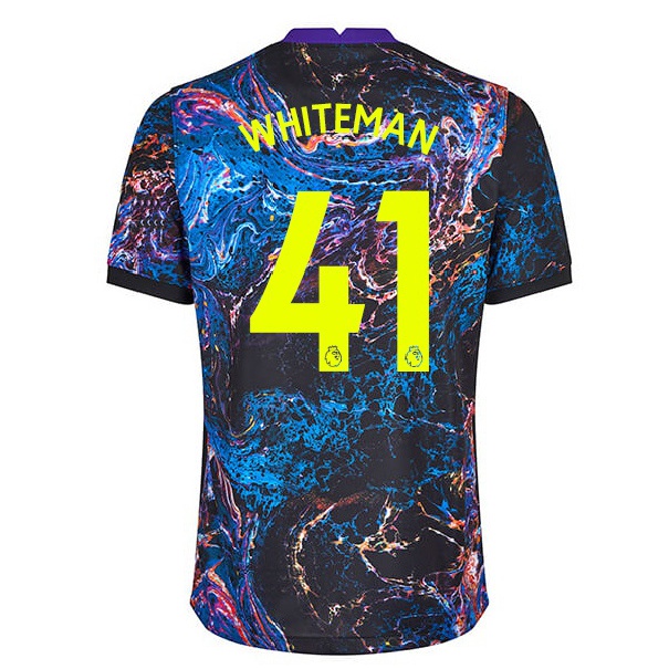 Herren Fußball Alfie Whiteman #41 Mehrfarbig Auswärtstrikot Trikot 2021/22 T-Shirt