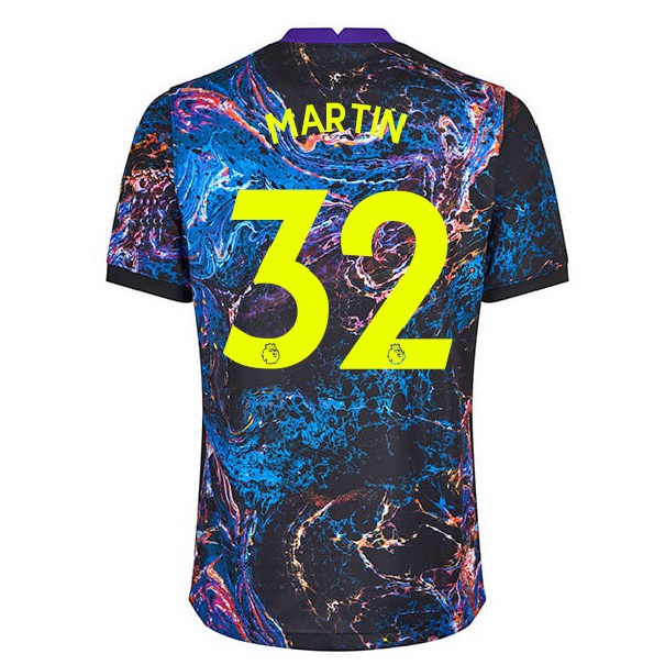 Herren Fußball Amy Martin #32 Mehrfarbig Auswärtstrikot Trikot 2021/22 T-shirt