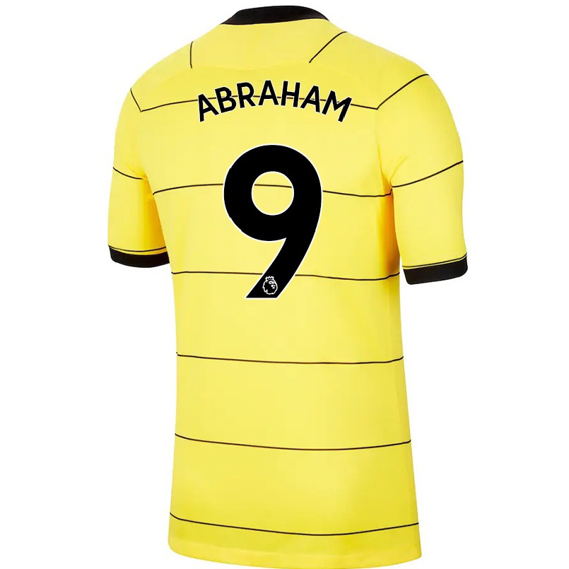 Herren Fußball Tammy Abraham #9 Gelb Auswärtstrikot Trikot 2021/22 T-shirt