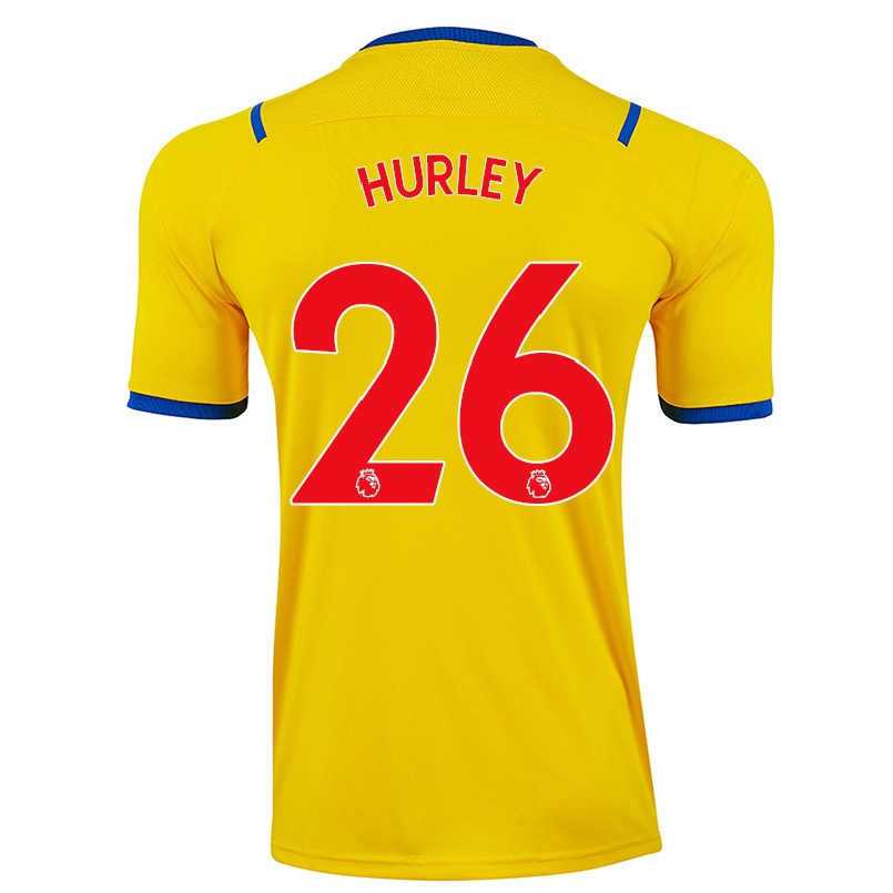 Herren Fußball Aoife Hurley #26 Gelb Auswärtstrikot Trikot 2021/22 T-shirt