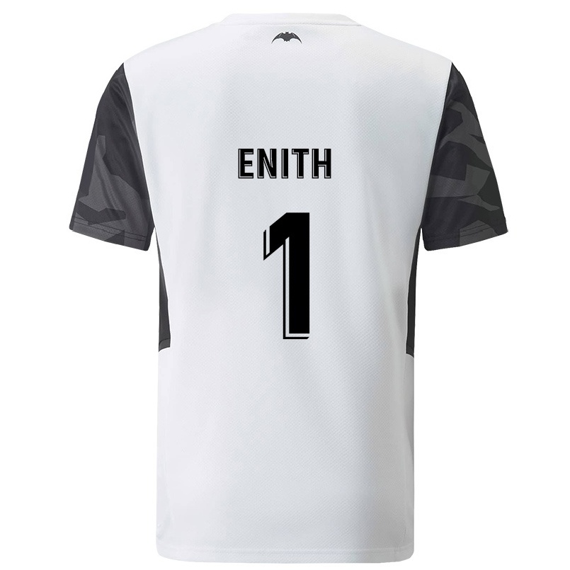 Herren Fußball Enith #1 Weiß Heimtrikot Trikot 2021/22 T-shirt