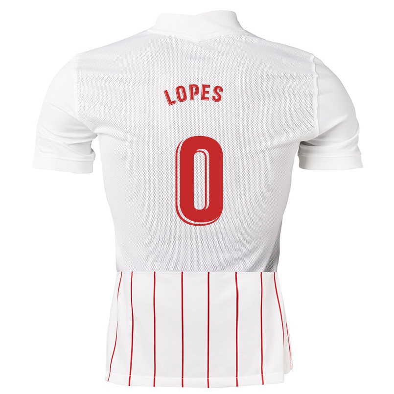 Herren Fußball Rony Lopes #0 Weiß Heimtrikot Trikot 2021/22 T-shirt