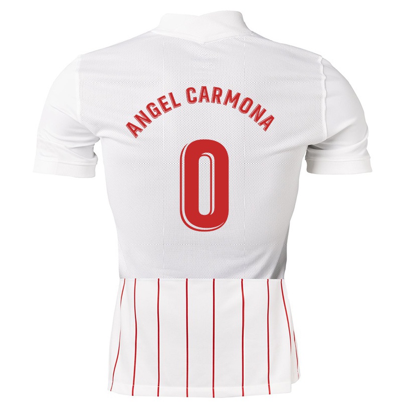 Herren Fußball Jose Angel Carmona #0 Weiß Heimtrikot Trikot 2021/22 T-shirt