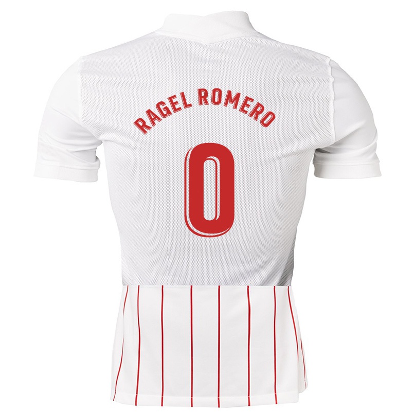 Herren Fußball Alejandro Ragel Romero #0 Weiß Heimtrikot Trikot 2021/22 T-shirt