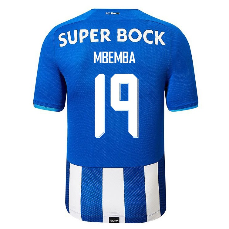 Herren Fußball Chancel Mbemba #19 Königsblau Heimtrikot Trikot 2021/22 T-shirt
