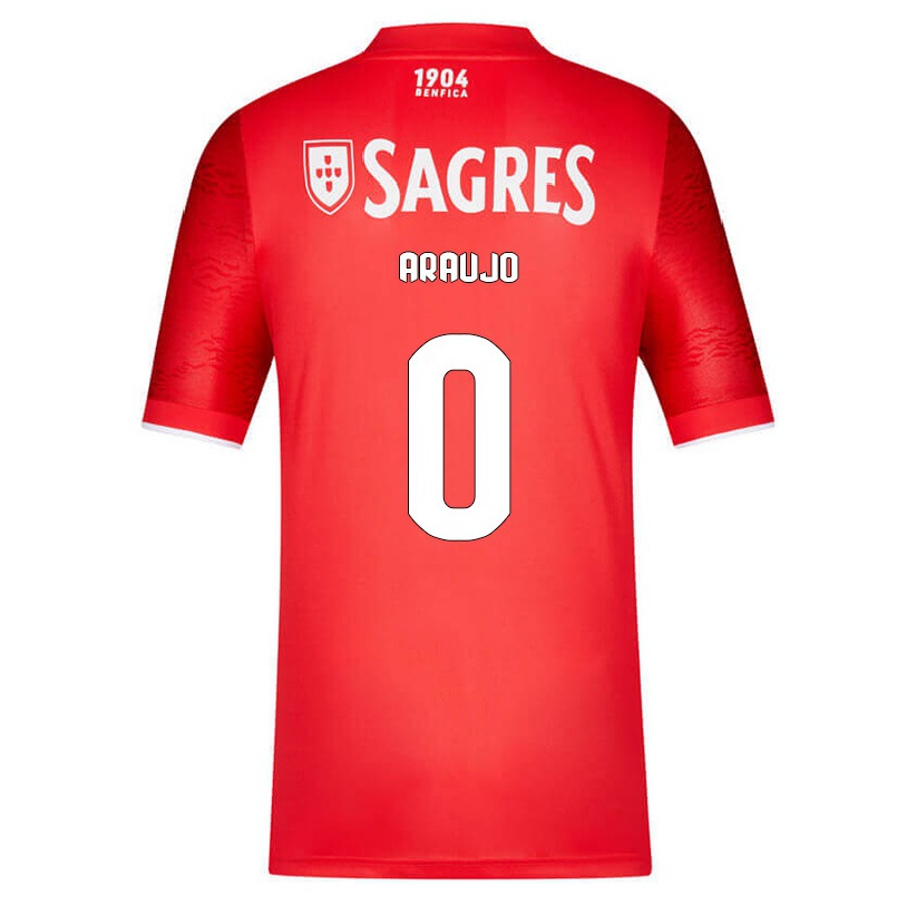 Herren Fußball Tiago Araujo #0 Rot Heimtrikot Trikot 2021/22 T-shirt