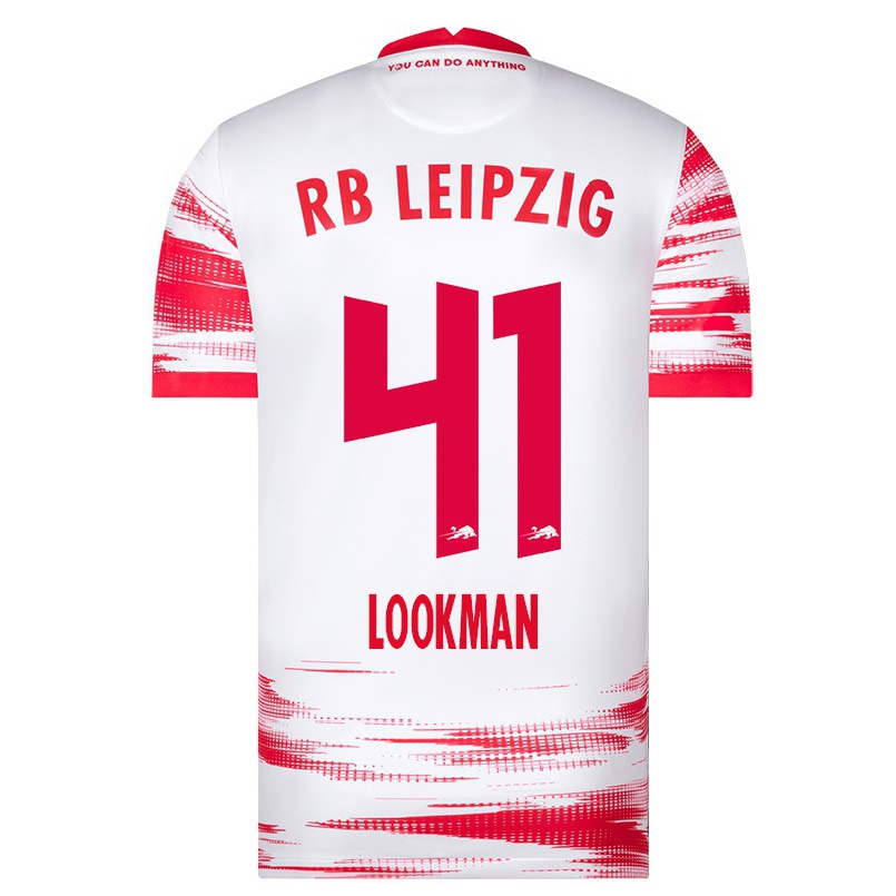 Herren Fußball Ademola Lookman #41 Rot-weib Heimtrikot Trikot 2021/22 T-shirt