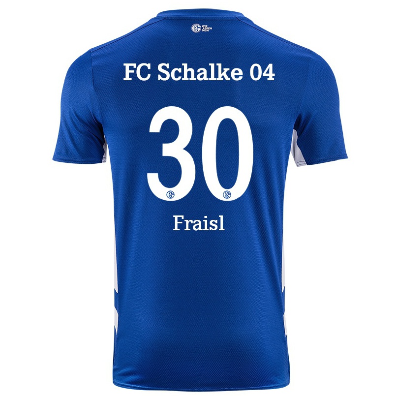 Herren Fußball Martin Fraisl #30 Königsblau Heimtrikot Trikot 2021/22 T-shirt