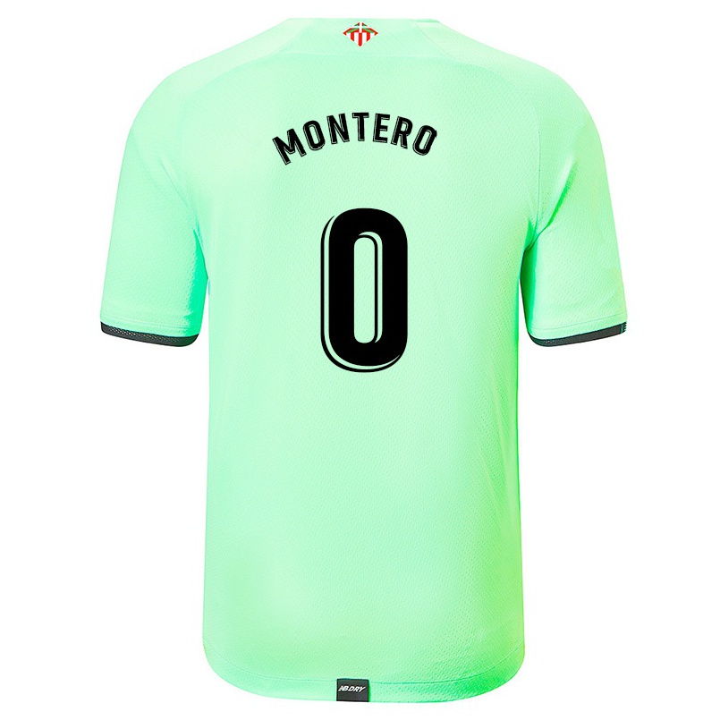 Herren Fußball Inigo Montero #0 Hellgrün Auswärtstrikot Trikot 2021/22 T-shirt
