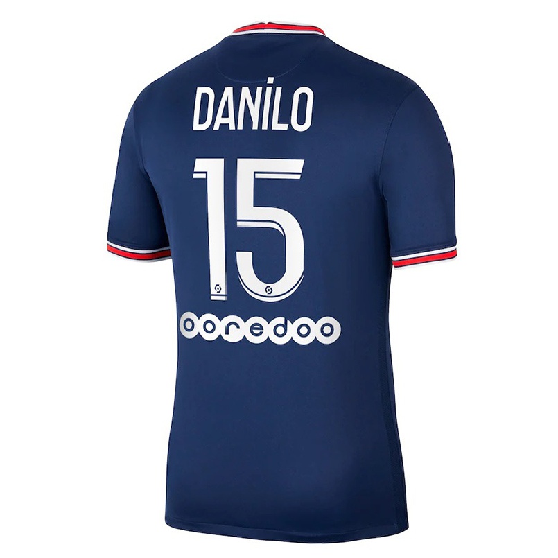 Herren Fußball Danilo Pereira #15 Dunkelblau Heimtrikot Trikot 2021/22 T-shirt