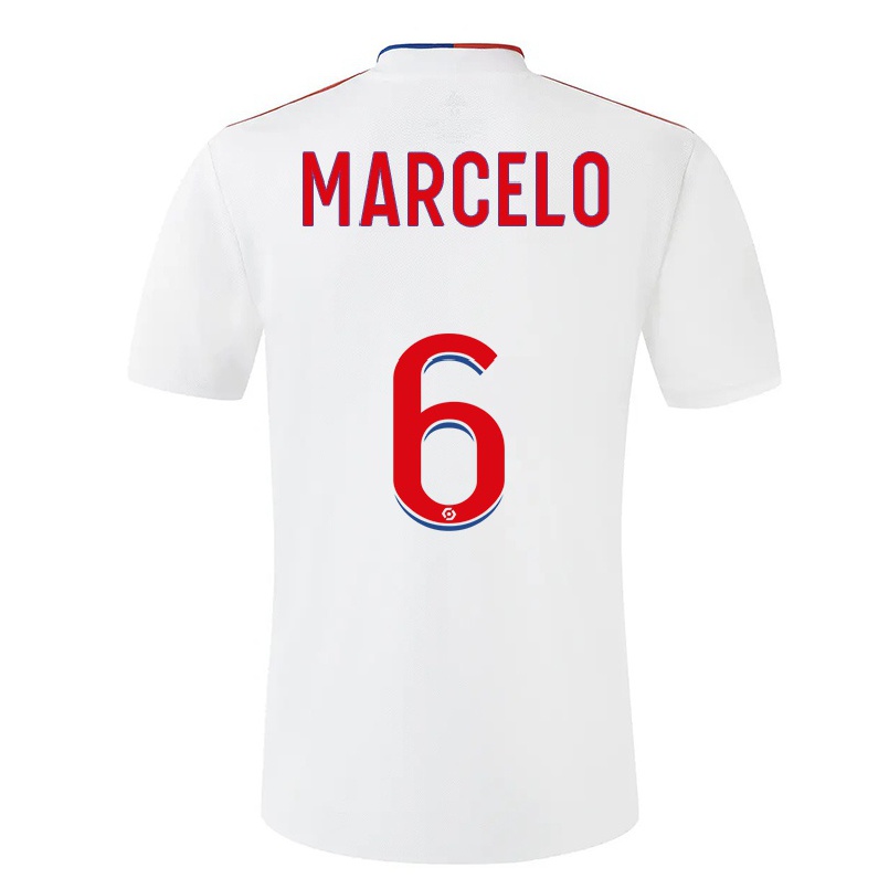 Herren Fußball Marcelo #6 Weiß Heimtrikot Trikot 2021/22 T-shirt