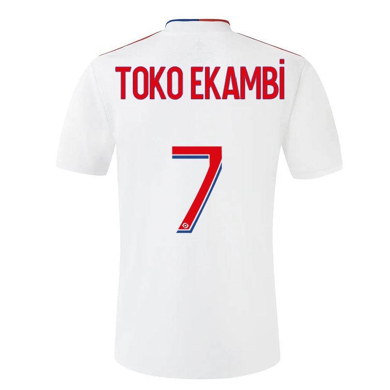 Herren Fußball Karl Toko Ekambi #7 Weiß Heimtrikot Trikot 2021/22 T-shirt