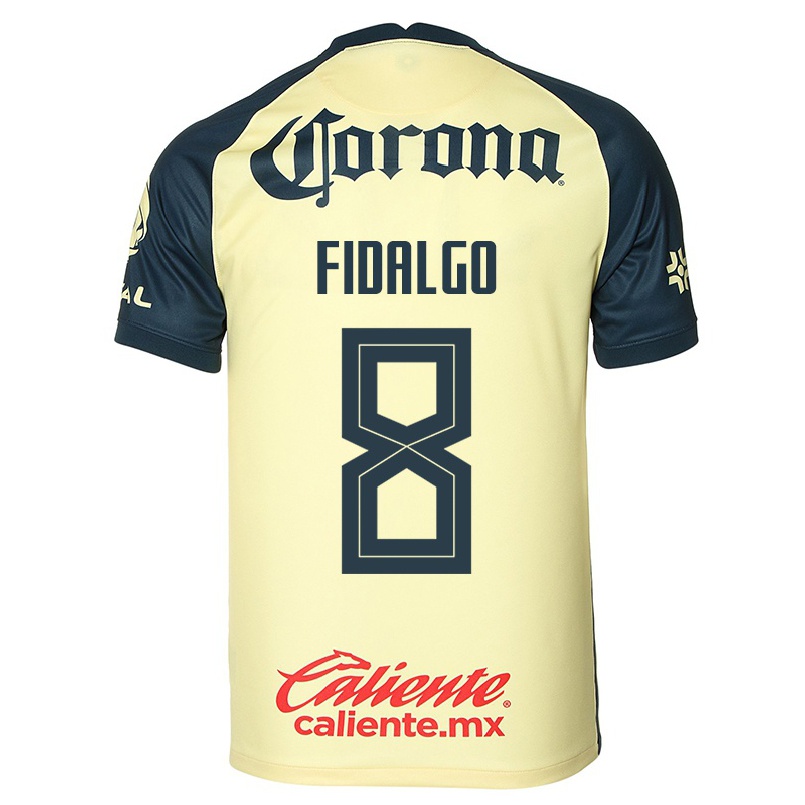Herren Fußball Alvaro Fidalgo #8 Gelb Heimtrikot Trikot 2021/22 T-shirt