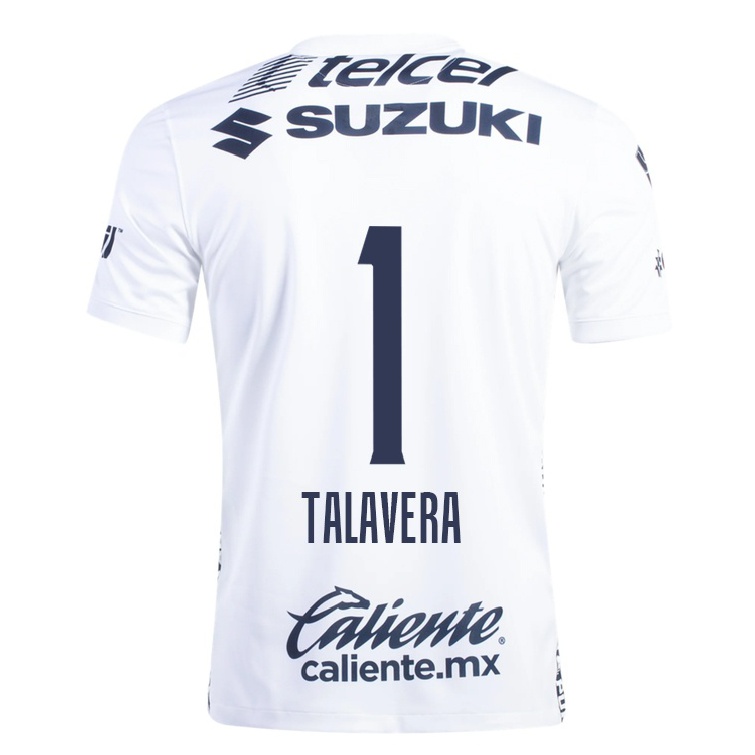 Herren Fußball Alfredo Talavera #1 Weiß Heimtrikot Trikot 2021/22 T-shirt