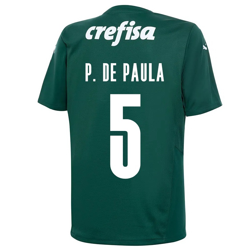 Herren Fußball Patrick De Paula #5 Dunkelgrün Heimtrikot Trikot 2021/22 T-shirt