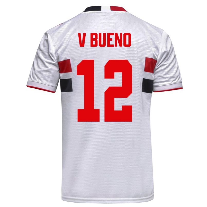 Herren Fußball Vitor Bueno #12 Weiß Heimtrikot Trikot 2021/22 T-shirt