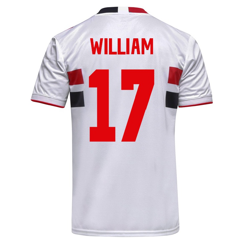Herren Fußball William #17 Weiß Heimtrikot Trikot 2021/22 T-shirt