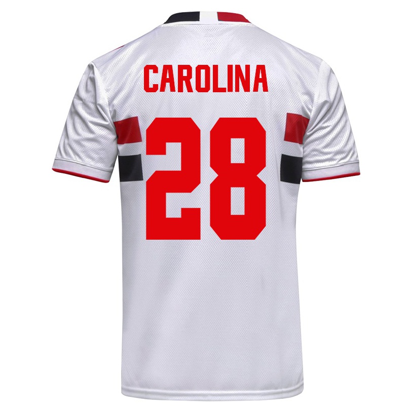 Herren Fußball Ana Carolina #28 Weiß Heimtrikot Trikot 2021/22 T-shirt