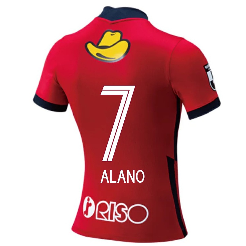 Herren Fußball Juan Alano #7 Rot Heimtrikot Trikot 2021/22 T-shirt