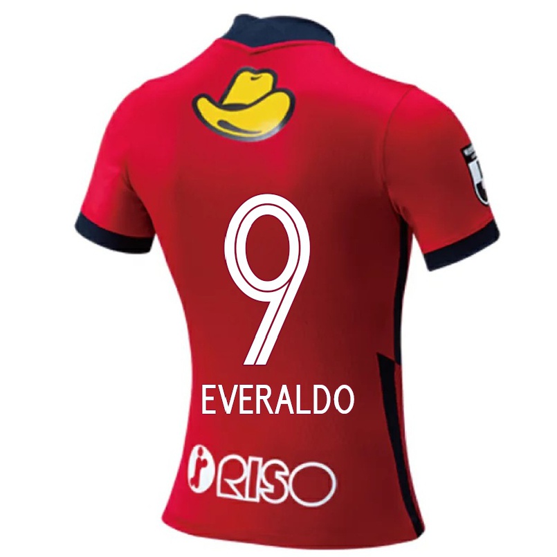 Herren Fußball Everaldo #9 Rot Heimtrikot Trikot 2021/22 T-shirt