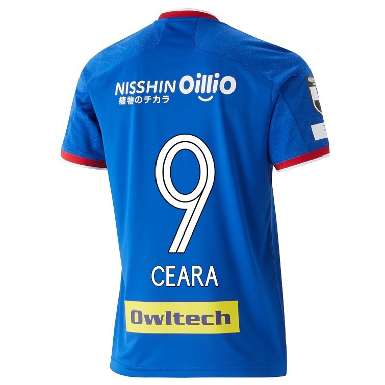 Herren Fußball Leo Ceara #9 Blau Heimtrikot Trikot 2021/22 T-shirt