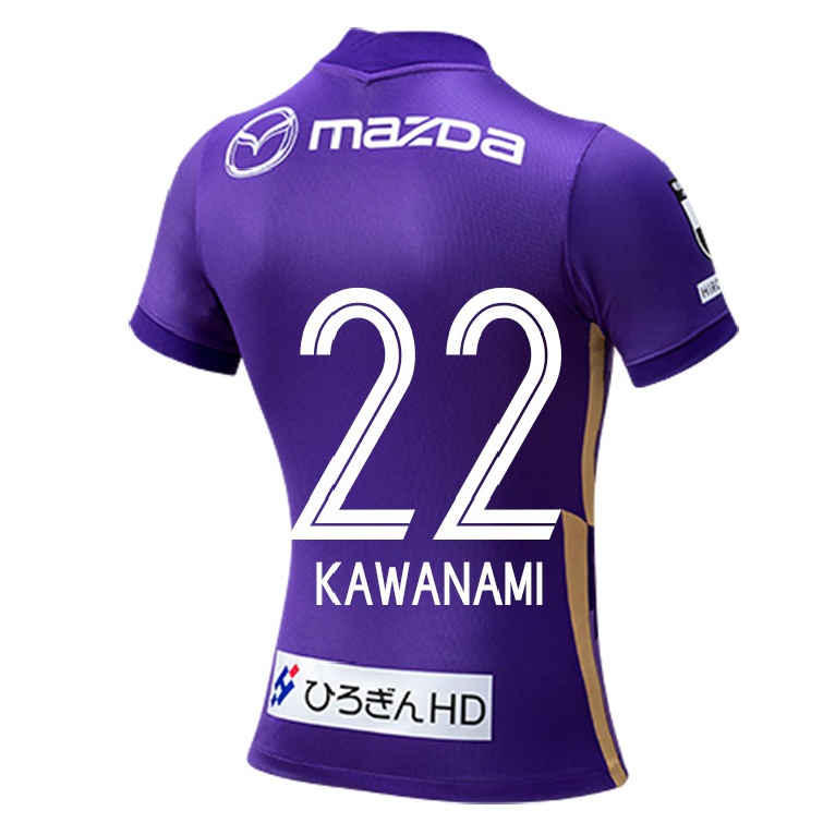 Herren Fußball Goro Kawanami #22 Violett Heimtrikot Trikot 2021/22 T-shirt