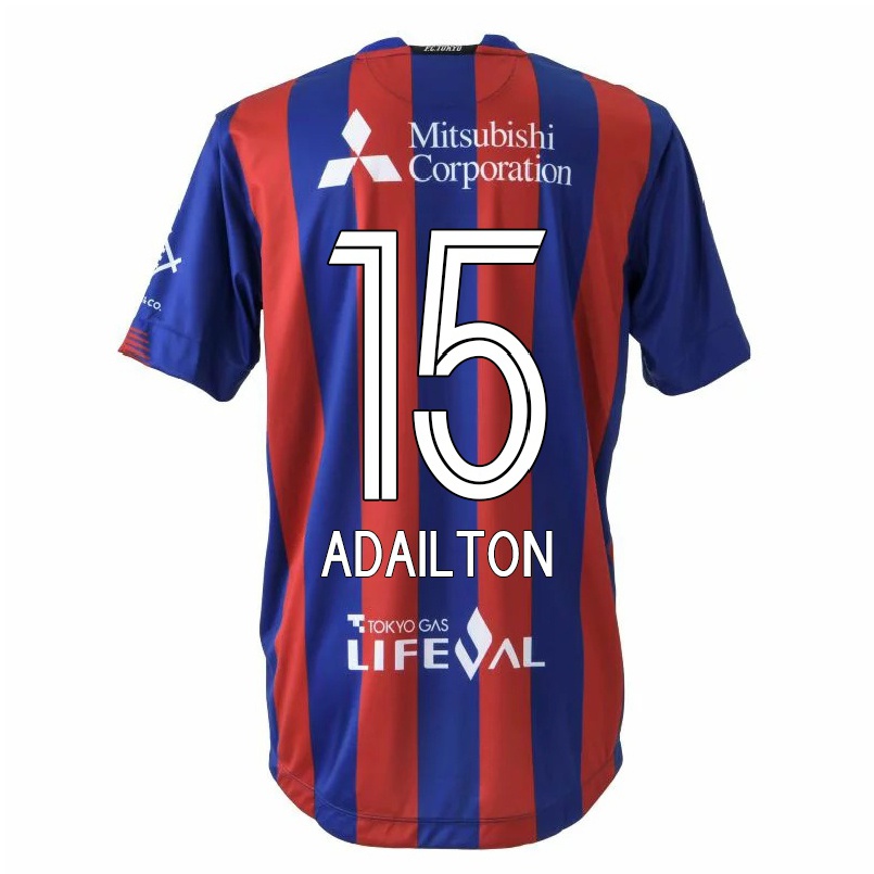 Herren Fußball Adailton #15 Rot Blau Heimtrikot Trikot 2021/22 T-shirt