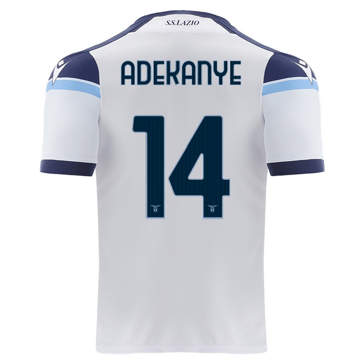 Herren Fußball Bobby Adekanye #14 Weiß Auswärtstrikot Trikot 2021/22 T-shirt