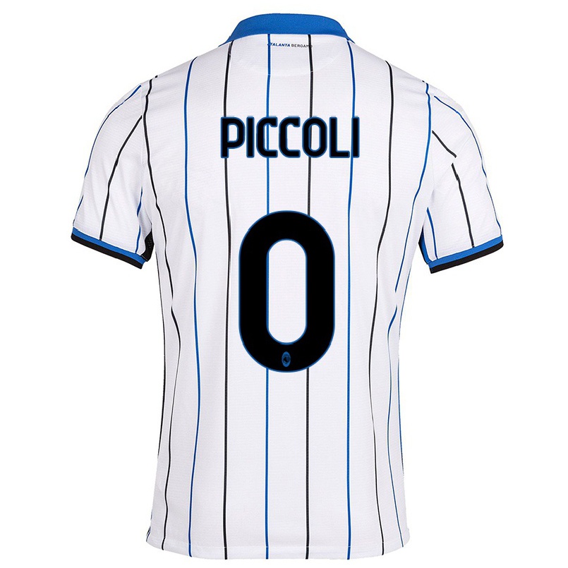 Herren Fußball Roberto Piccoli #0 Blau Weiss Auswärtstrikot Trikot 2021/22 T-shirt