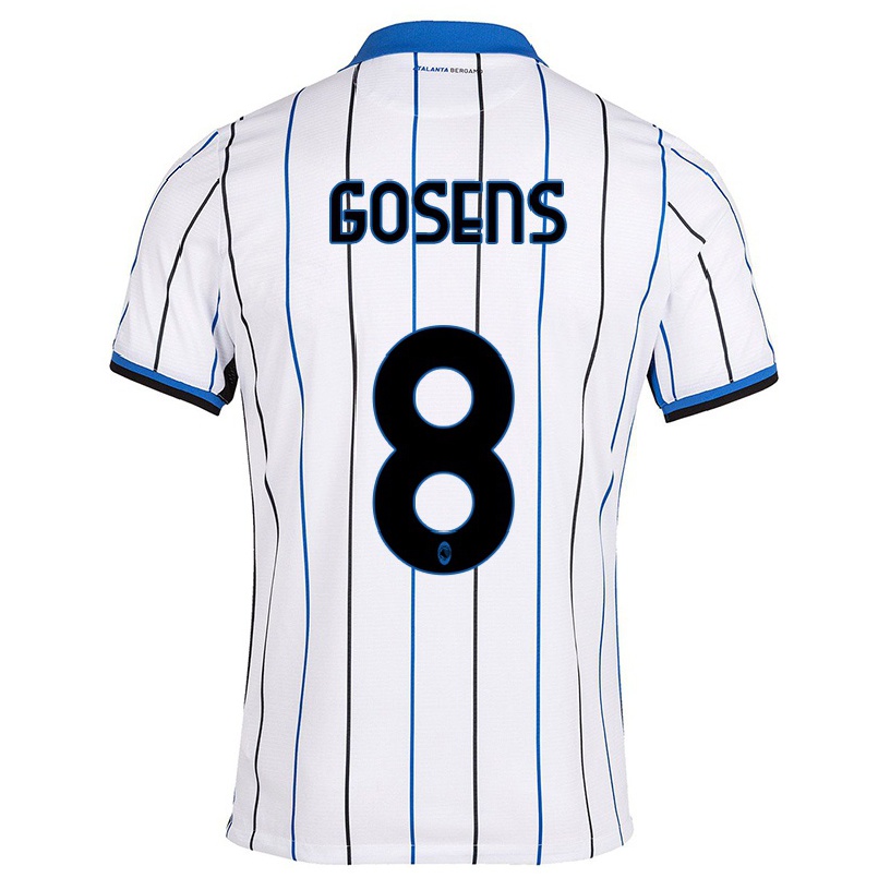 Herren Fußball Robin Gosens #8 Blau Weiss Auswärtstrikot Trikot 2021/22 T-shirt