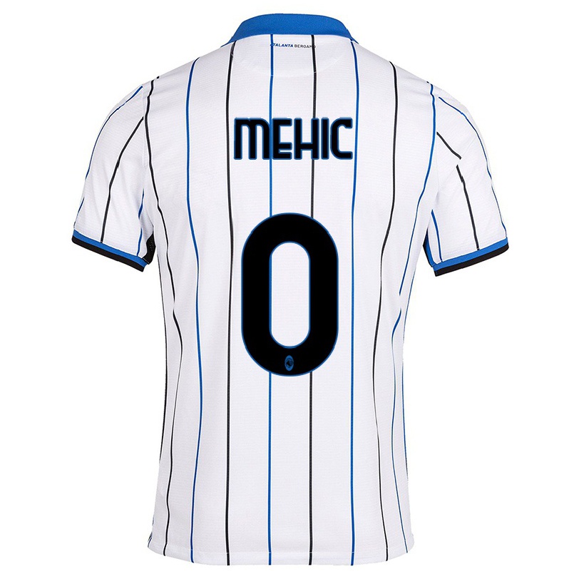 Herren Fußball Dino Mehic #0 Blau Weiss Auswärtstrikot Trikot 2021/22 T-shirt