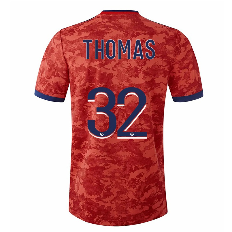 Herren Fußball Titouan Thomas #32 Orange Auswärtstrikot Trikot 2021/22 T-shirt