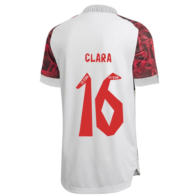 Herren Fußball Ana Clara #16 Weiß Auswärtstrikot Trikot 2021/22 T-shirt