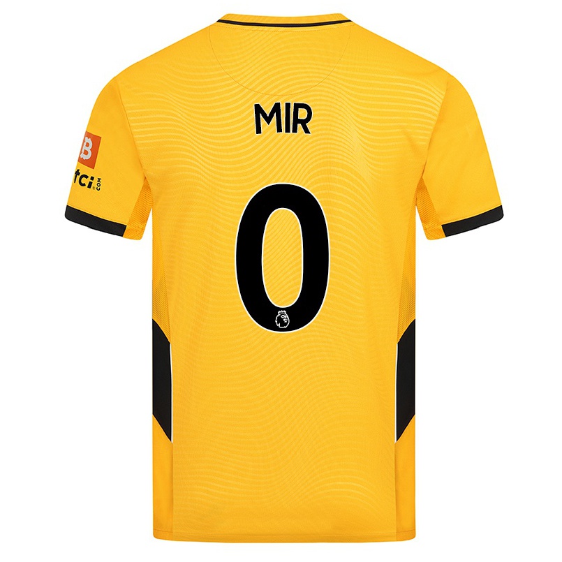 Herren Fußball Rafa Mir #0 Gelb Heimtrikot Trikot 2021/22 T-shirt