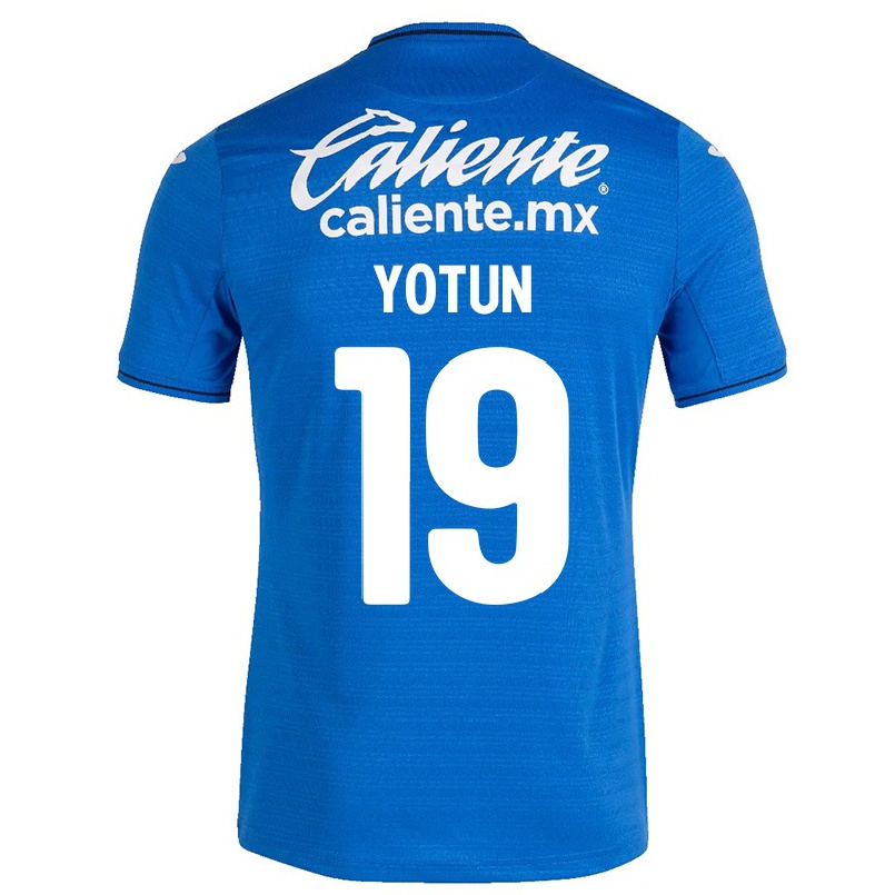 Herren Fußball Yoshimar Yotun #19 Dunkelblau Heimtrikot Trikot 2021/22 T-shirt