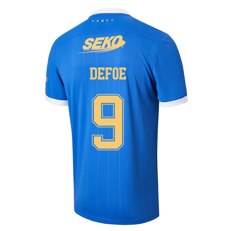 Herren Fußball Jermain Defoe #9 Blau Heimtrikot Trikot 2021/22 T-shirt