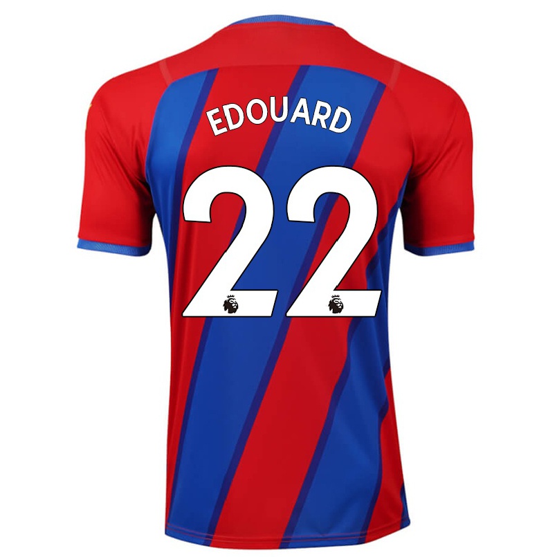 Herren Fußball Odsonne Edouard #22 Königsblau Heimtrikot Trikot 2021/22 T-shirt