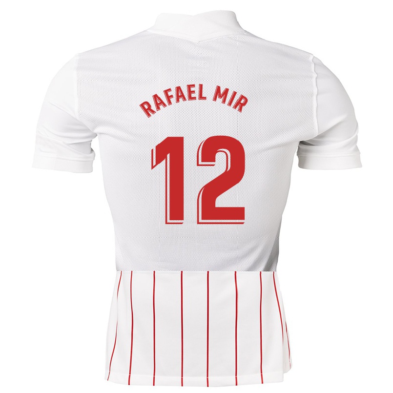 Herren Fußball Rafael Mir #12 Weiß Heimtrikot Trikot 2021/22 T-shirt