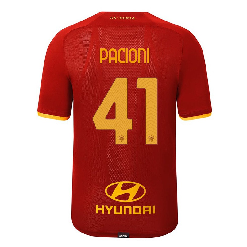 Herren Fußball Eleonora Pacioni #41 Rot Heimtrikot Trikot 2021/22 T-shirt
