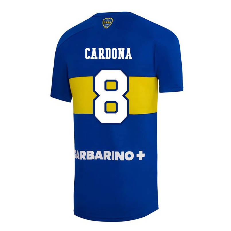Herren Fußball Edwin Cardona #8 Königsblau Heimtrikot Trikot 2021/22 T-shirt