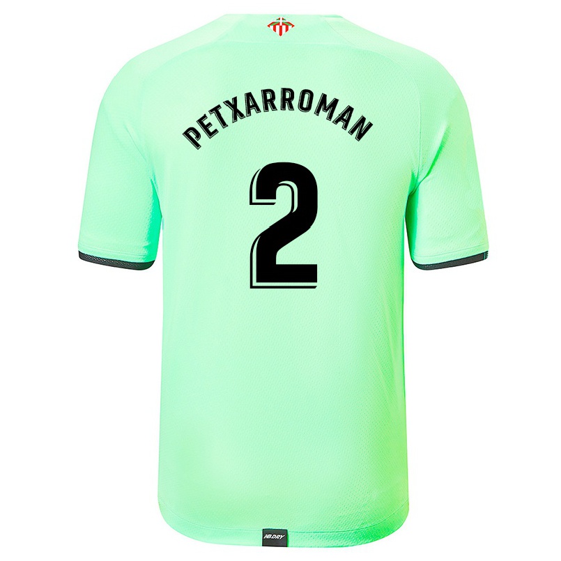 Herren Fußball Alex Petxarroman #2 Hellgrun Auswärtstrikot Trikot 2021/22 T-shirt