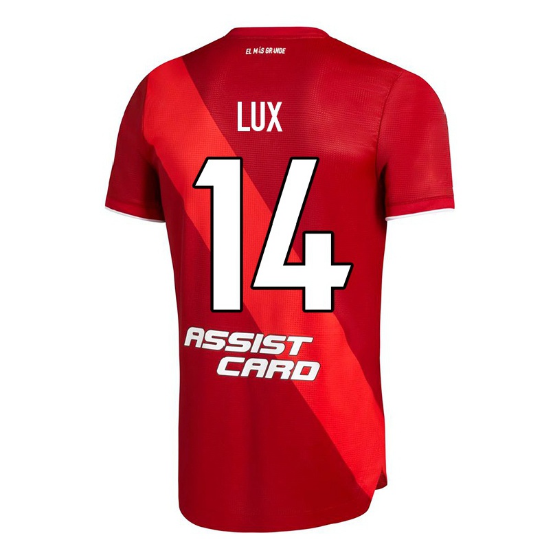Herren Fußball German Lux #14 Rot Auswärtstrikot Trikot 2021/22 T-shirt