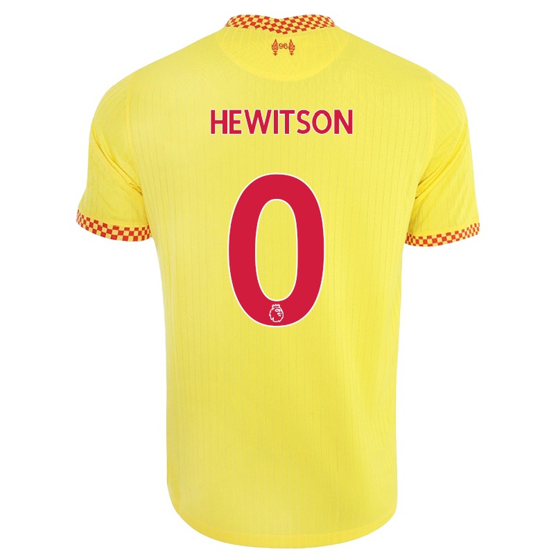 Herren Fußball Luke Hewitson #0 Gelb Ausweichtrikot Trikot 2021/22 T-shirt
