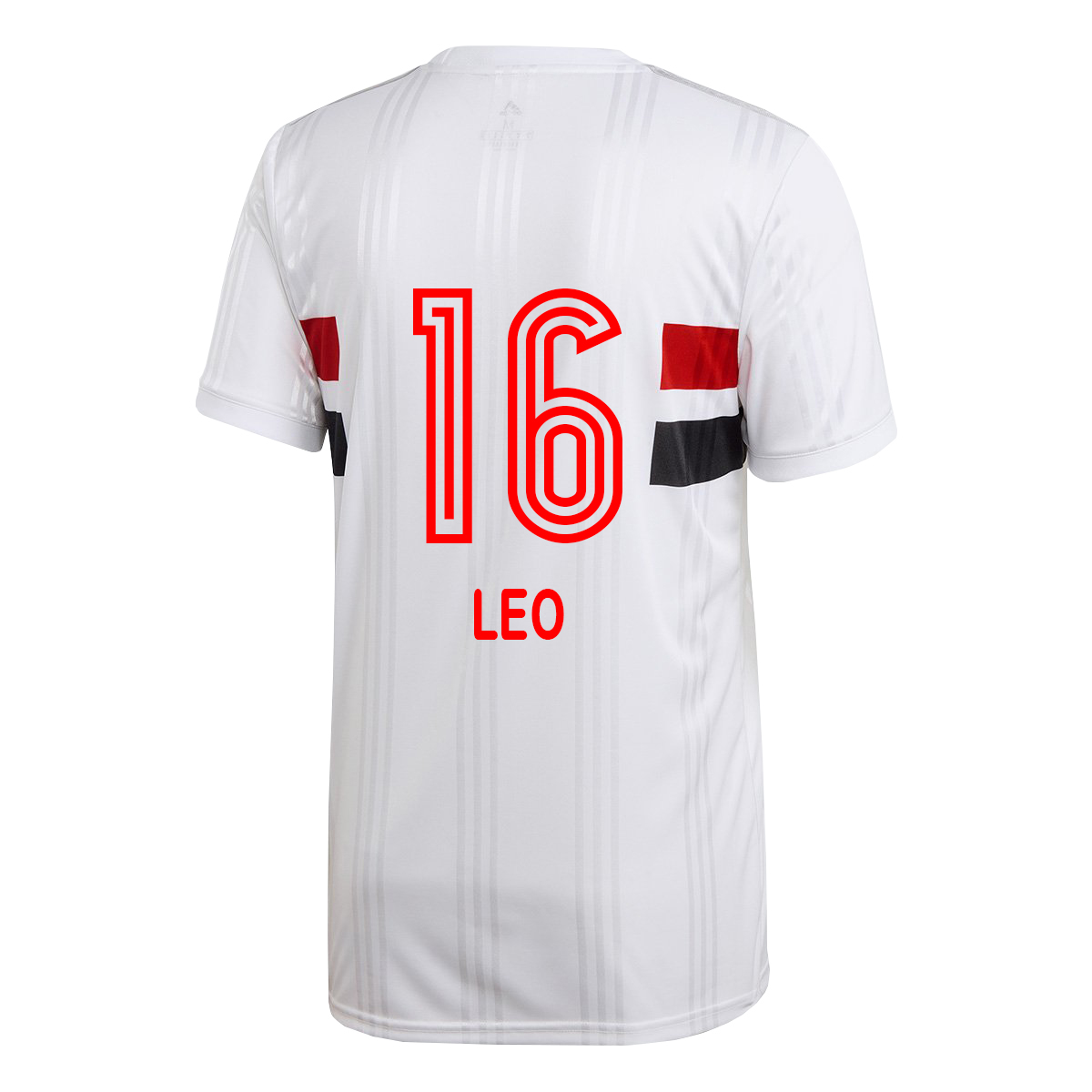 Herren Fußball Leo #16 Heimtrikot Weiß Trikot 2020/21 Hemd